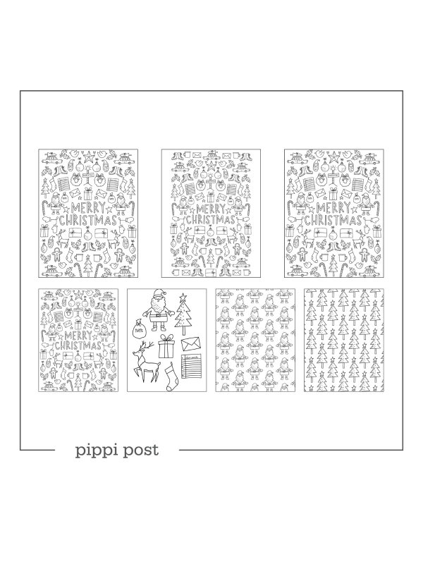 Christmas Digital Coloring Pack + Engineer Prints	, 1 of 1