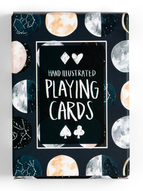 Painted Moons Deck of Playing Cards, 2 of 4