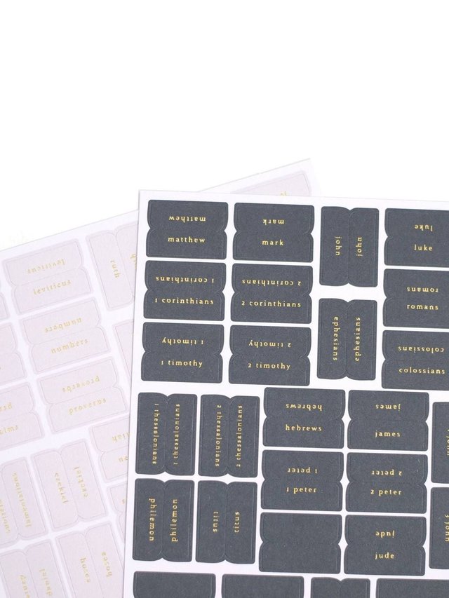 Navy & Grey Bible Tabs, 4 of 10