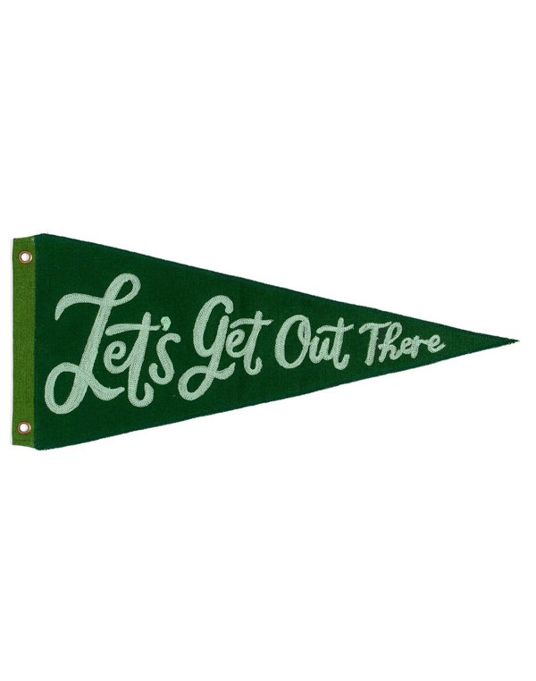 Let's Get Out There Pennant Flag, 3 of 4