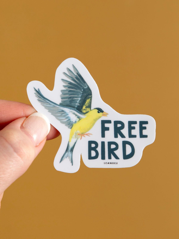 Free Bird Decal Sticker, 1 of 4