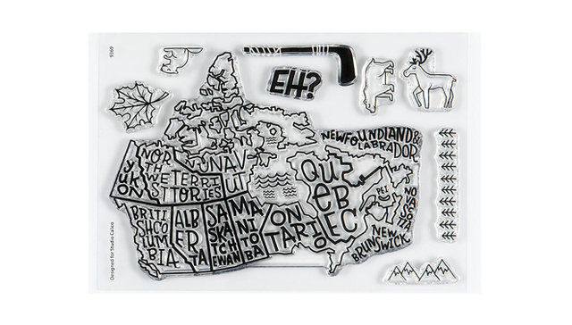 Stamp Set : 4×6 Canada, 1 of 1