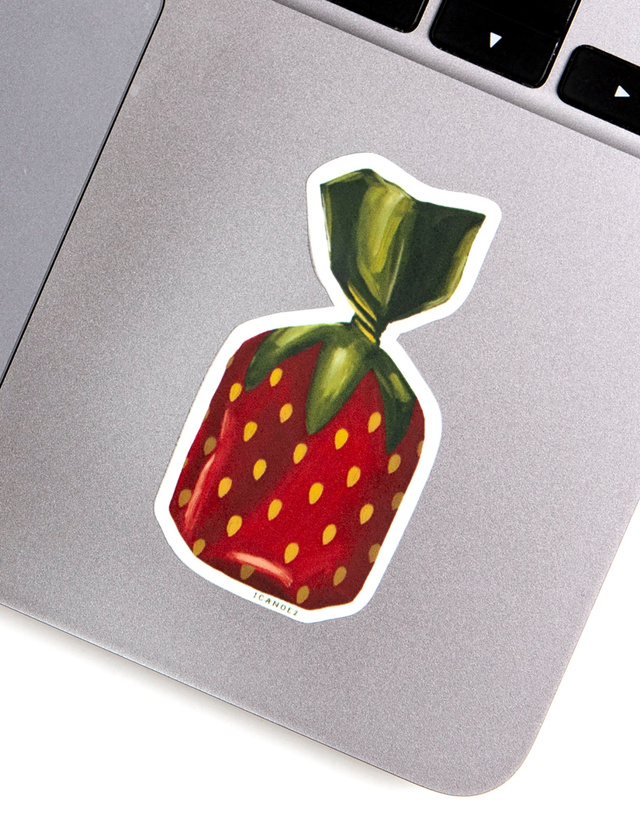 Strawberry Candy Decal Sticker, 3 of 3