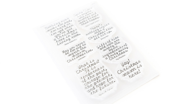 Christmas Phrases 4×6 Stamp Set, 2 of 4