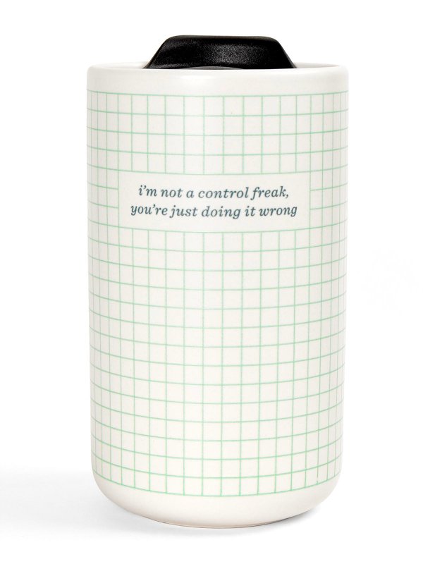 Control Freak 18oz Travel Ceramic Coffee Mug, 1 of 1