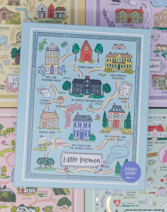 Little Women Map - 500 Piece Jigsaw Puzzle, 5 of 8