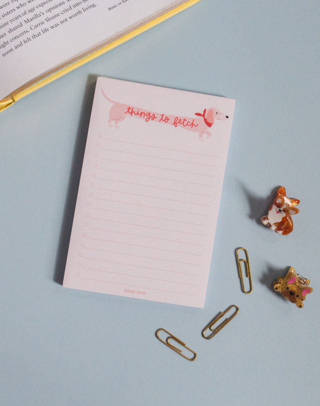 Things To Fetch Dog Notepad, 1 of 5