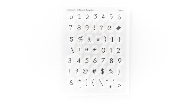 Mini Numbers 3×4 Stamp Set, 1 of 2