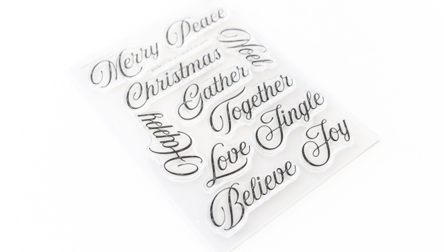 Merry Christmas 6×8 Stamp Set, 2 of 4