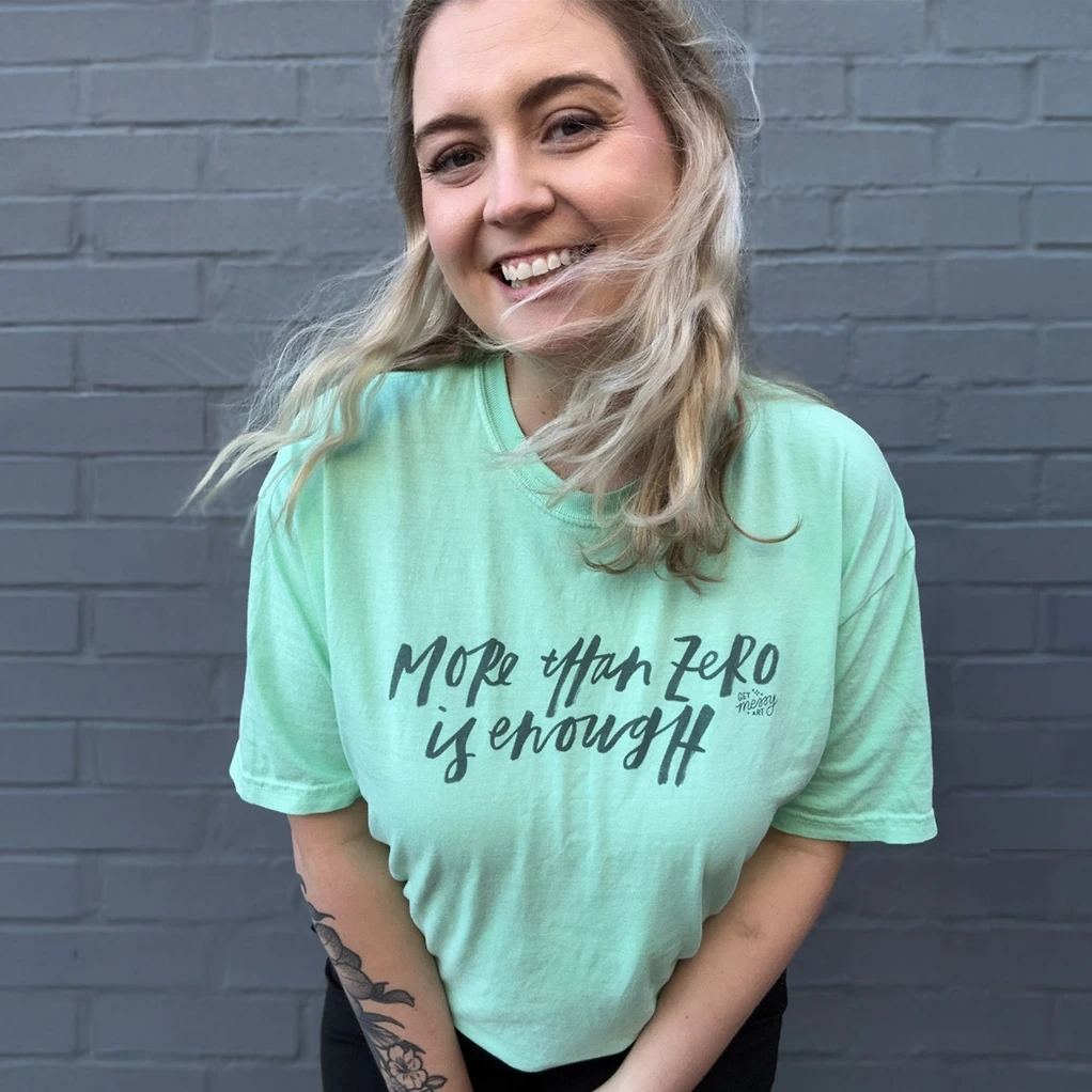 More Than Zero Is Enough Tee - Mint item