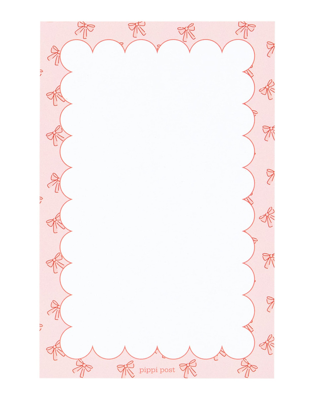Pink Bows Notepad, 1 of 2