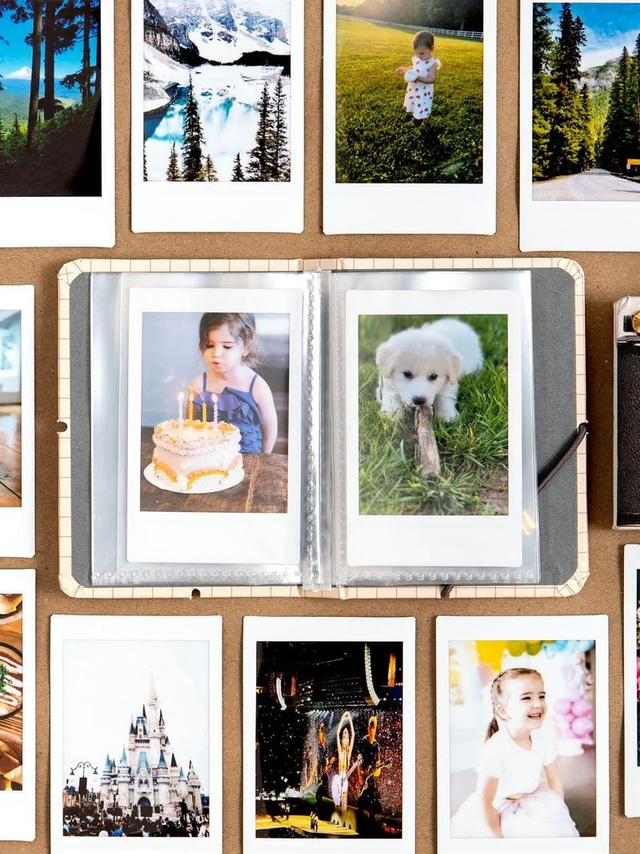 Pink Ledger Mini Photo Album, 2 of 2