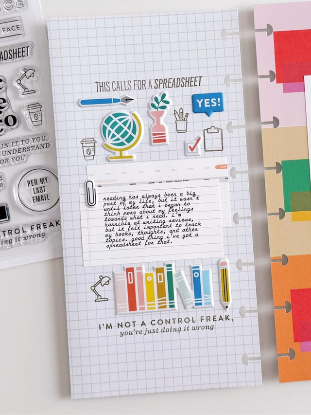 Stamp Set : 4×6 Work Day by Goldenwood Co, 4 of 4