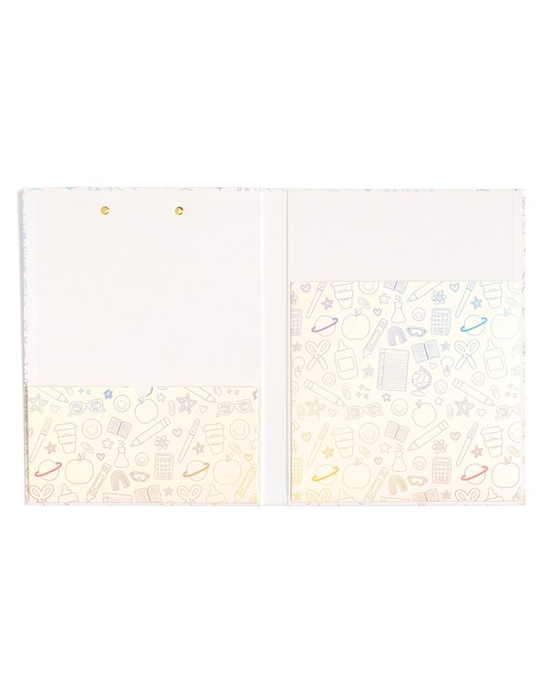 Classroom Icons Clipfolio with Lined Notepad, 3 of 8