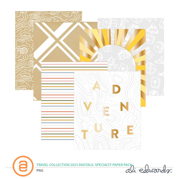Travel Collection 2023 Digital Specialty Paper Pack, 1 of 1