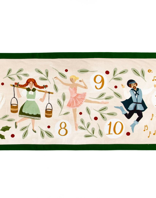 12 Days of Christmas Tablecloth Runner, 4 of 6