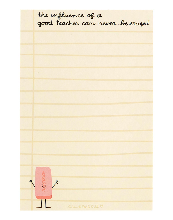 Influence Of A Good Teacher Notepad, 3 of 4