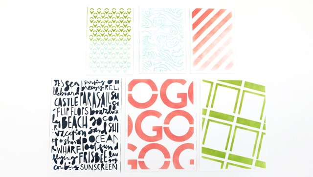 Travel Memories Stencil Set, 4 of 5