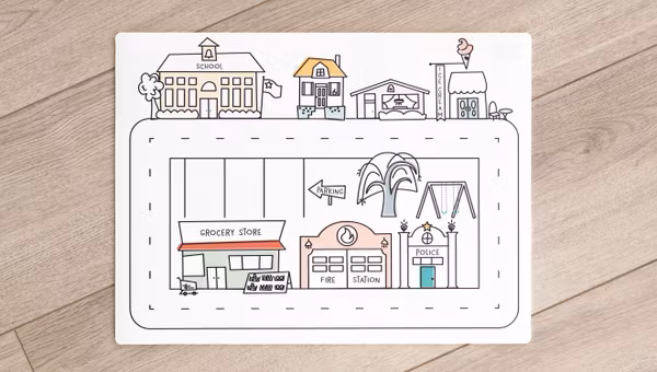 Mini Modern City Play Mat, 2 of 7