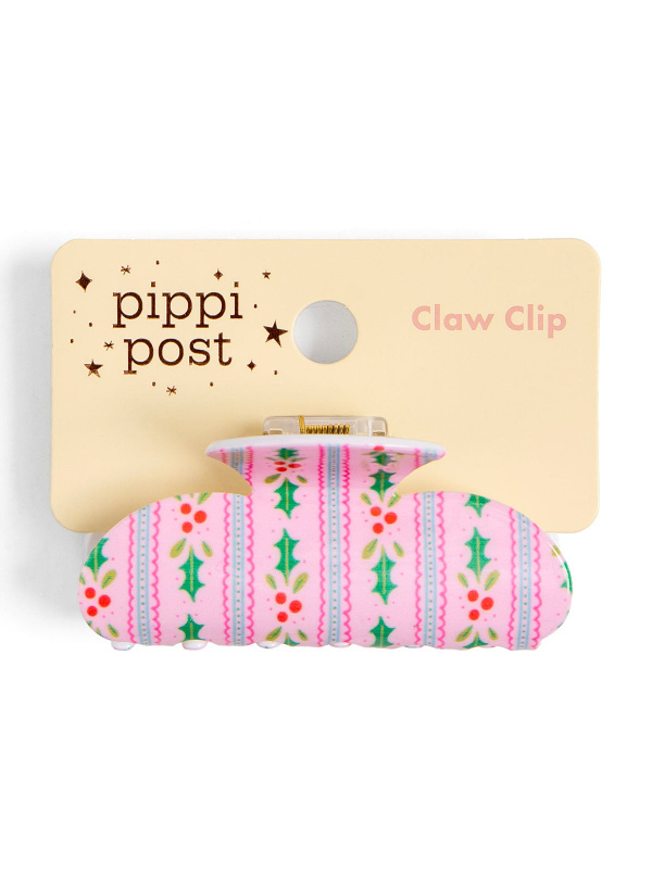 Holly Christmas Claw Hair Clip, 3 of 5