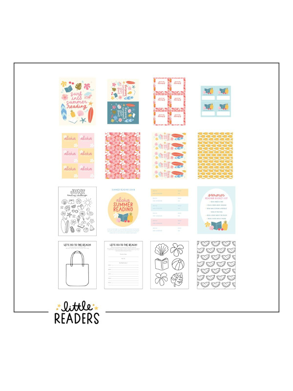 Surf Into Summer Little Readers Digital Bundle, 1 of 2