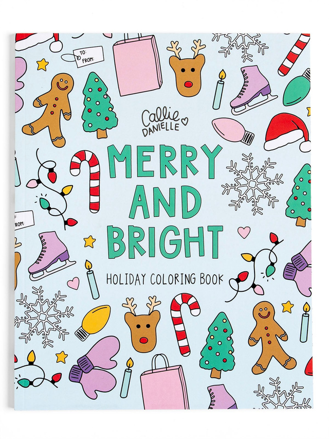 Merry & Bright Holiday Coloring Book, 1 of 5