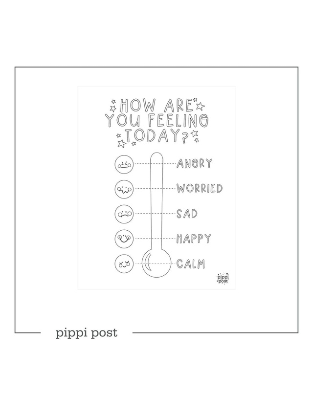 Calming Corner Digital Coloring Page, 1 of 1