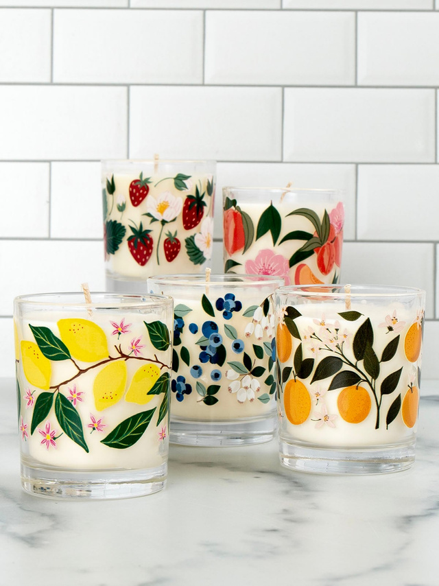Strawberry Patch Scented Soy Hand-Poured Candle, 8 of 8