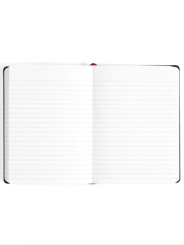 Red Mushrooms 5×7 Lined Softcover Book Journal, 6 of 6