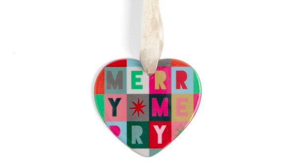 December Daily® 2026 Heart Ceramic Ornament, 2 of 2