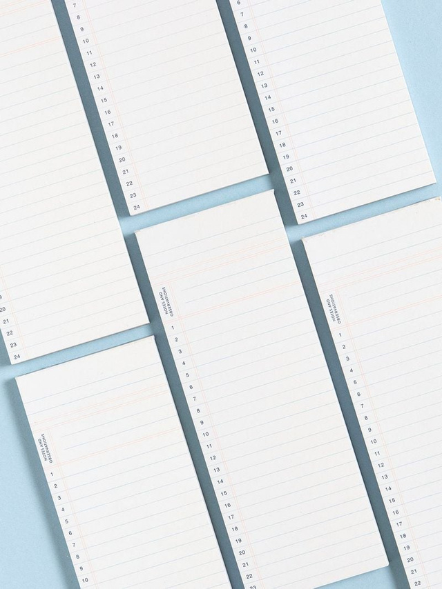 Notepad - 3×8 List , 4 of 5