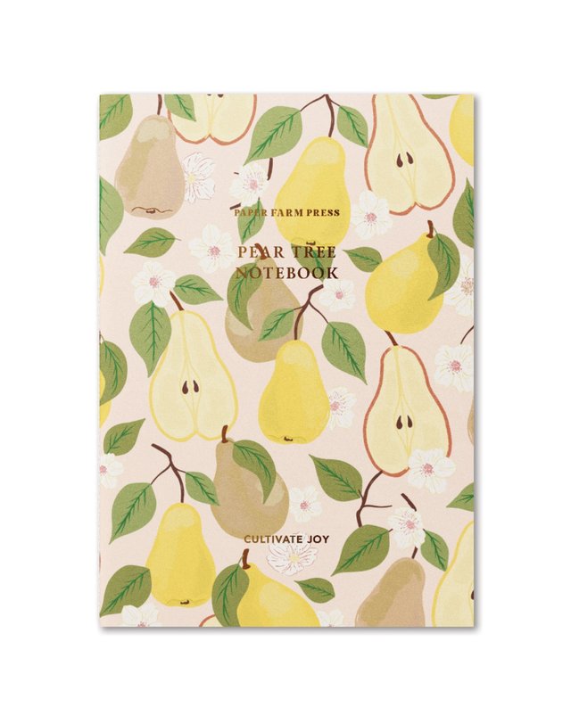 Cultivate Joy Pear Tree Stitched Notebook, 1 of 4