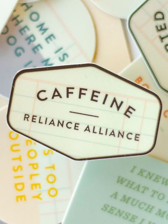 Caffeine Reliance Alliance Decal Sticker, 2 of 2
