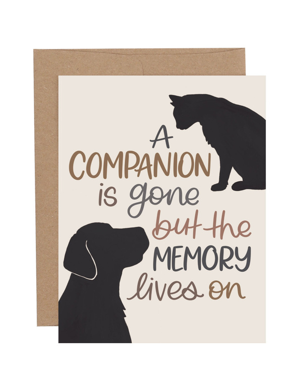 Pet Sympathy Greeting Card, 1 of 1