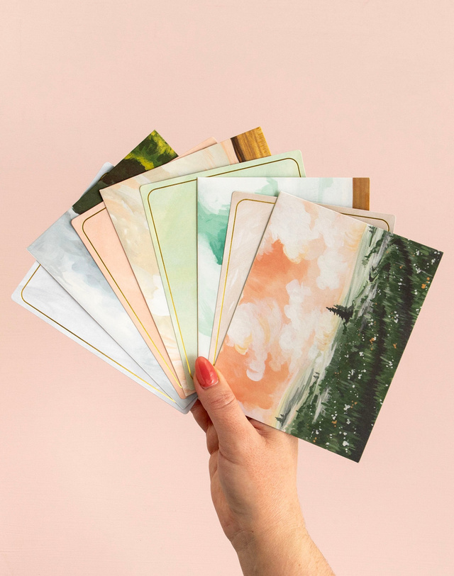 Landscape Envelope Flat Note Set, 4 of 9