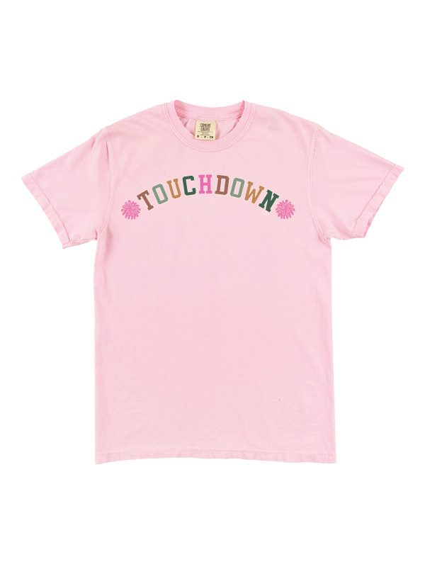 Touchdown Football Game Day Tee - Blossom, 5 of 5