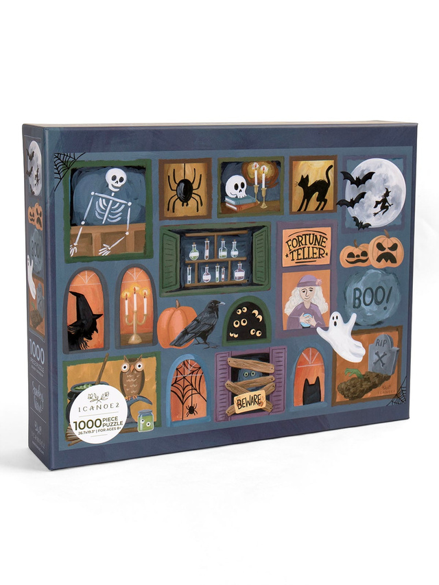 Spooky View - 1,000 Piece Halloween Jigsaw Puzzle, 1 of 6