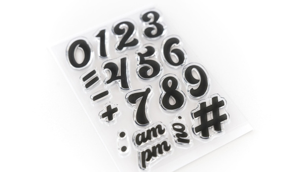 Numbers Are Awesome #6 4×6 Stamp Set, 3 of 3