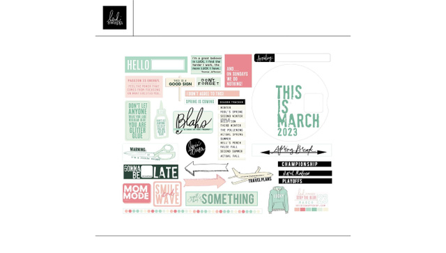 Stop The Blur March 2023 Digital Printable, 1 of 1