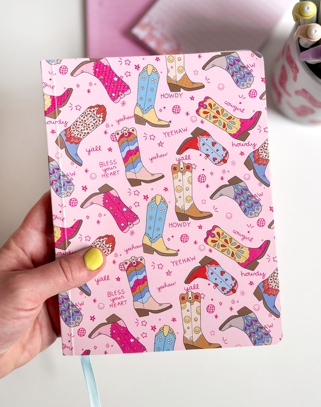 Western Cowgirl Boots Soft Flex Perfect Bound Journal, 2 of 4