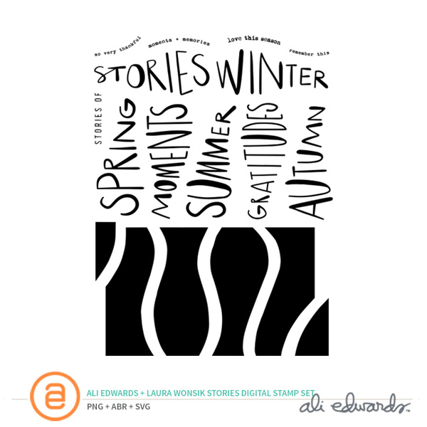 Stories Digital Stamp Set by Laura Wonsik and Ali Edwards, 1 of 1