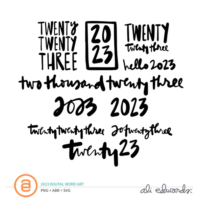 2023 Digital Word Art, 1 of 1