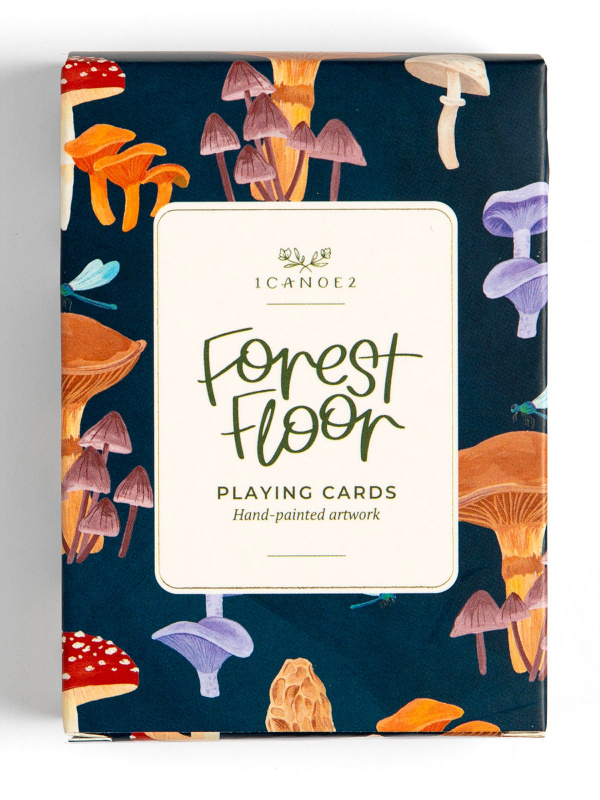 Forest Floor Mushrooms Deck of Playing Cards, 3 of 4