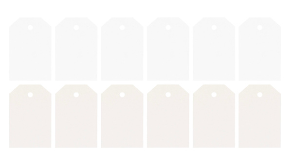 Week In The Life™ 2026 Cardstock Die Cut Tags, 1 of 4