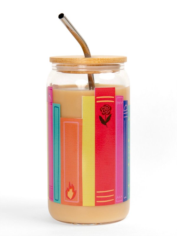 Romantasy Books 16oz Glass Can, 2 of 2