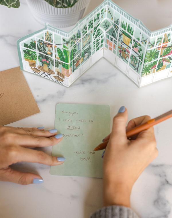 Greenhouse Accordion Greeting Card, 2 of 5