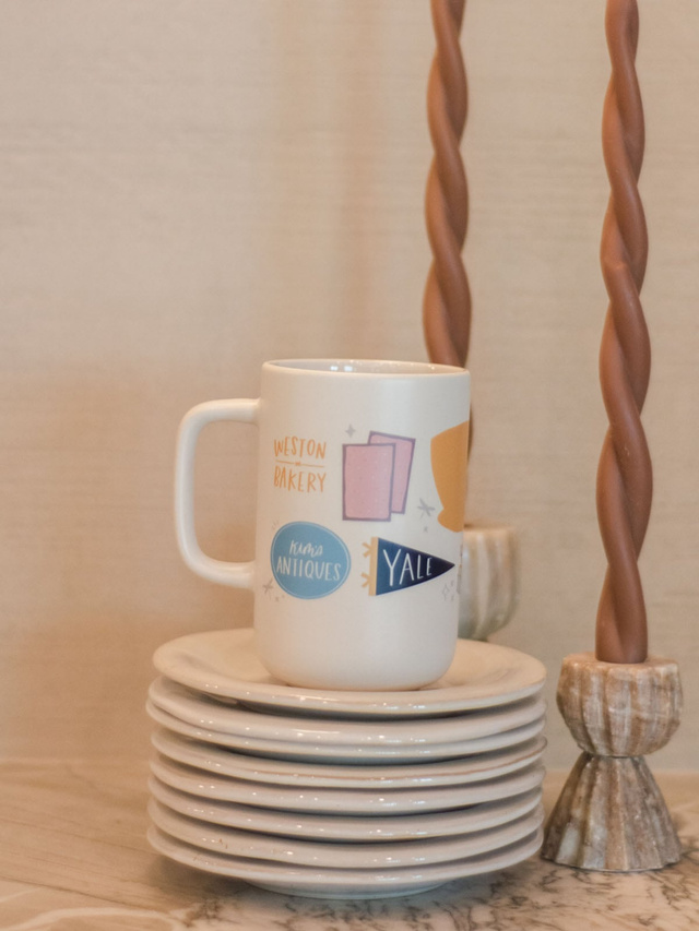 Stars Hollow Tall Ceramic Coffee Mug, 3 of 7