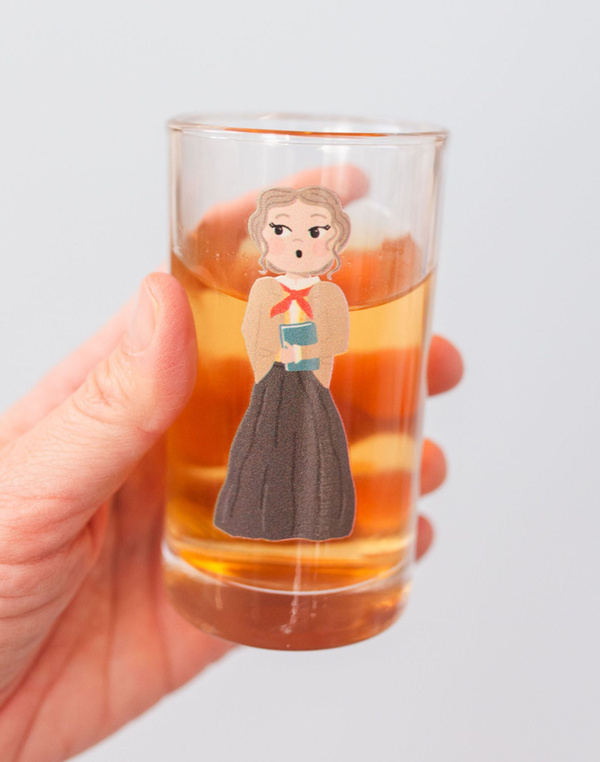 Little Women Jo March Mini Juice Glass , 1 of 2