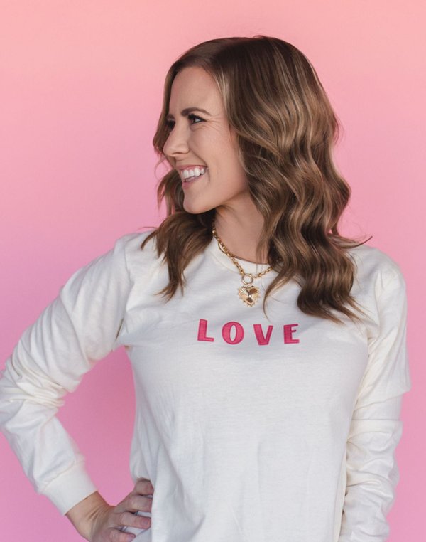 All You Need Is Love And Books Long-Sleeve Tee - Natural, 3 of 5
