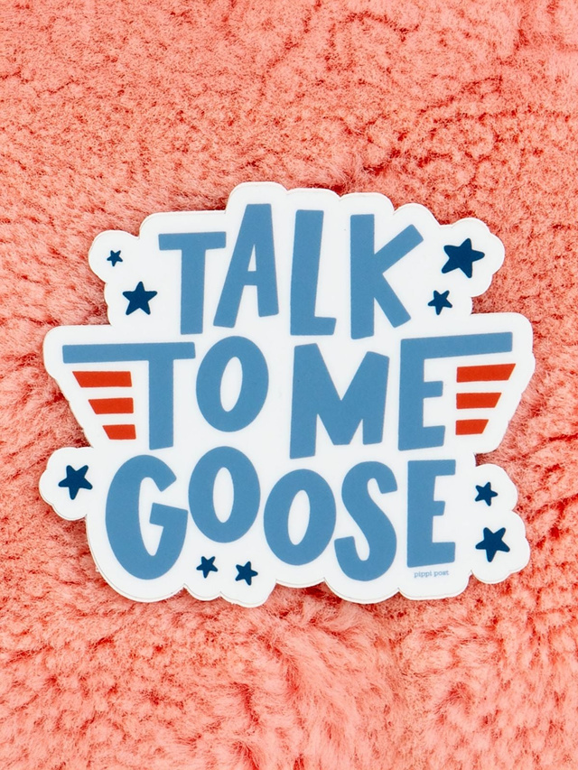 Talk To Me Goose Decal Sticker, 2 of 3